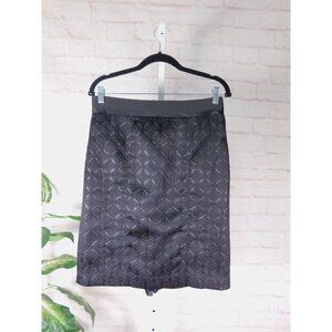 Ann Taylor Black Pencil Skirt Classic Work Office Elegant Chic